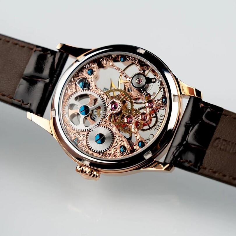 BAUER MECHANICAL SKELETON ES-8049-03 Erkek Kol Saati - Thumbnail