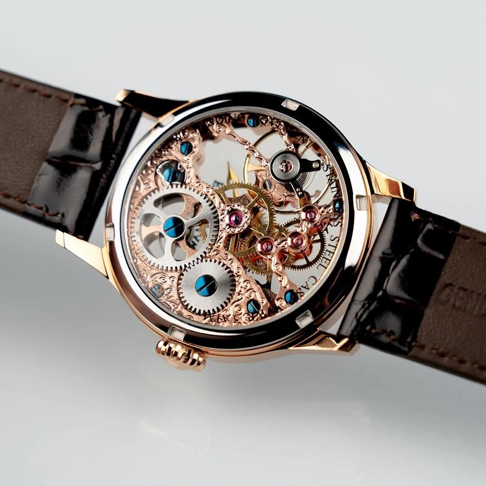 BAUER MECHANICAL SKELETON ES-8049-03 Erkek Kol Saati