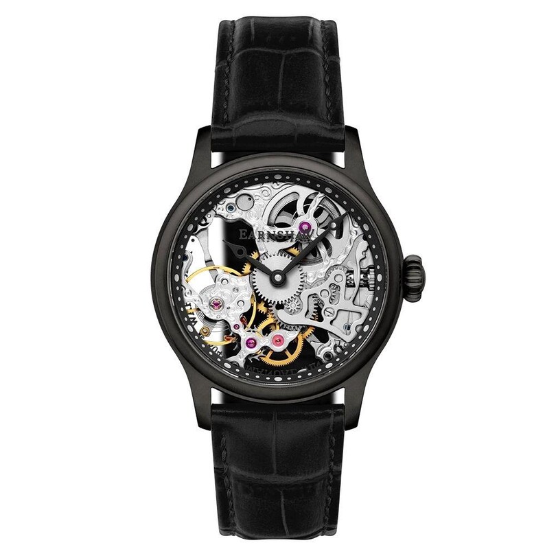 EARNSHAW - BAUER MECHANICAL SKELETON ES-8049-04 Erkek Kol Saati