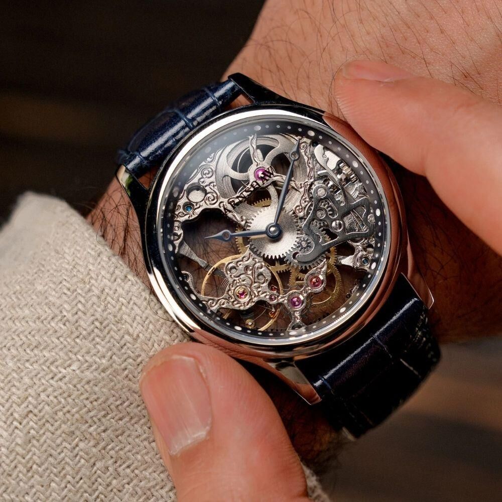 BAUER MECHANICAL SKELETON ES-8049-06 Erkek Kol Saati