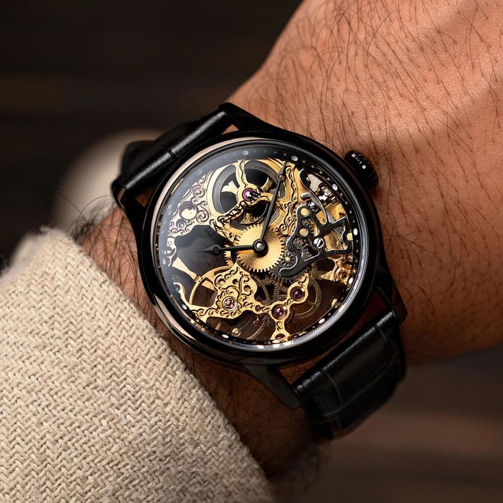 BAUER MECHANICAL SKELETON ES-8049-08 Erkek Kol Saati