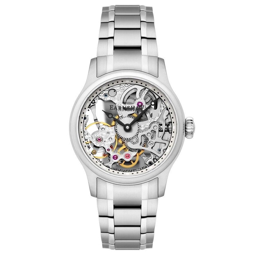 EARNSHAW - BAUER MECHANICAL SKELETON ES-8049-11 Erkek Kol Saati