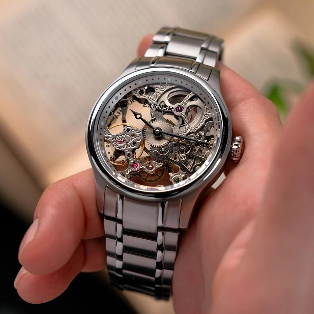 BAUER MECHANICAL SKELETON ES-8049-11 Erkek Kol Saati