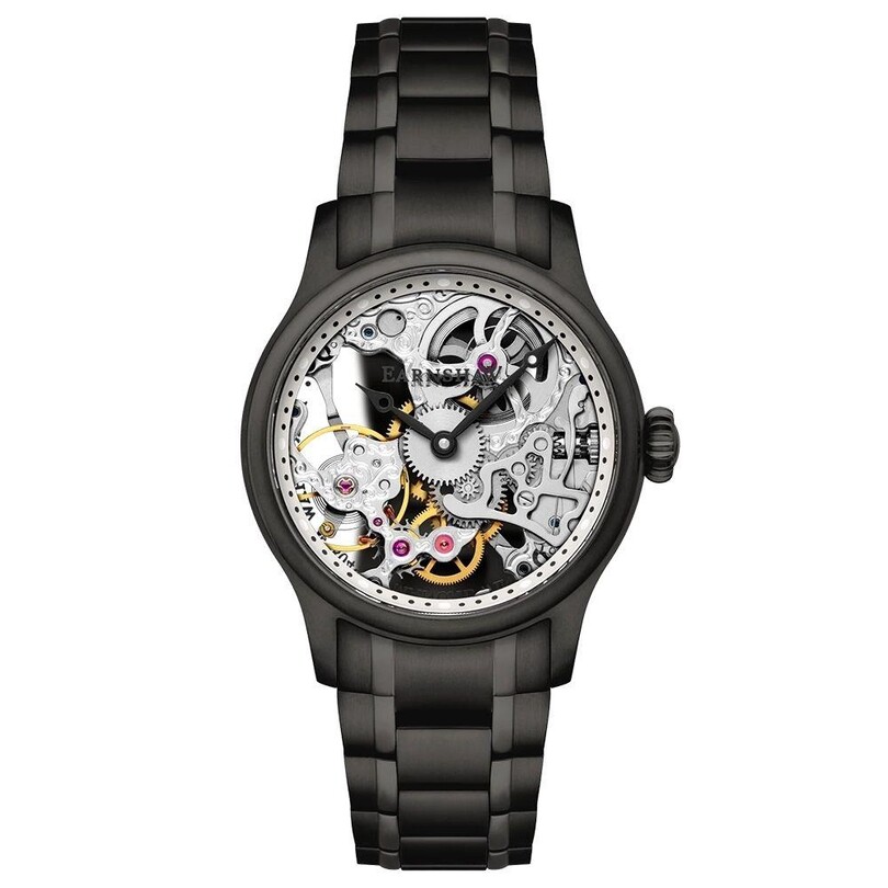 EARNSHAW - BAUER MECHANICAL SKELETON ES-8049-44 Erkek Kol Saati