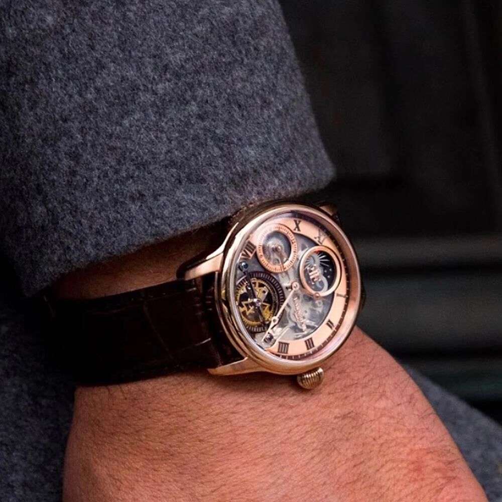LONGITUDE SHADOW AUTOMATIC ES-8063-02 Erkek Kol Saati