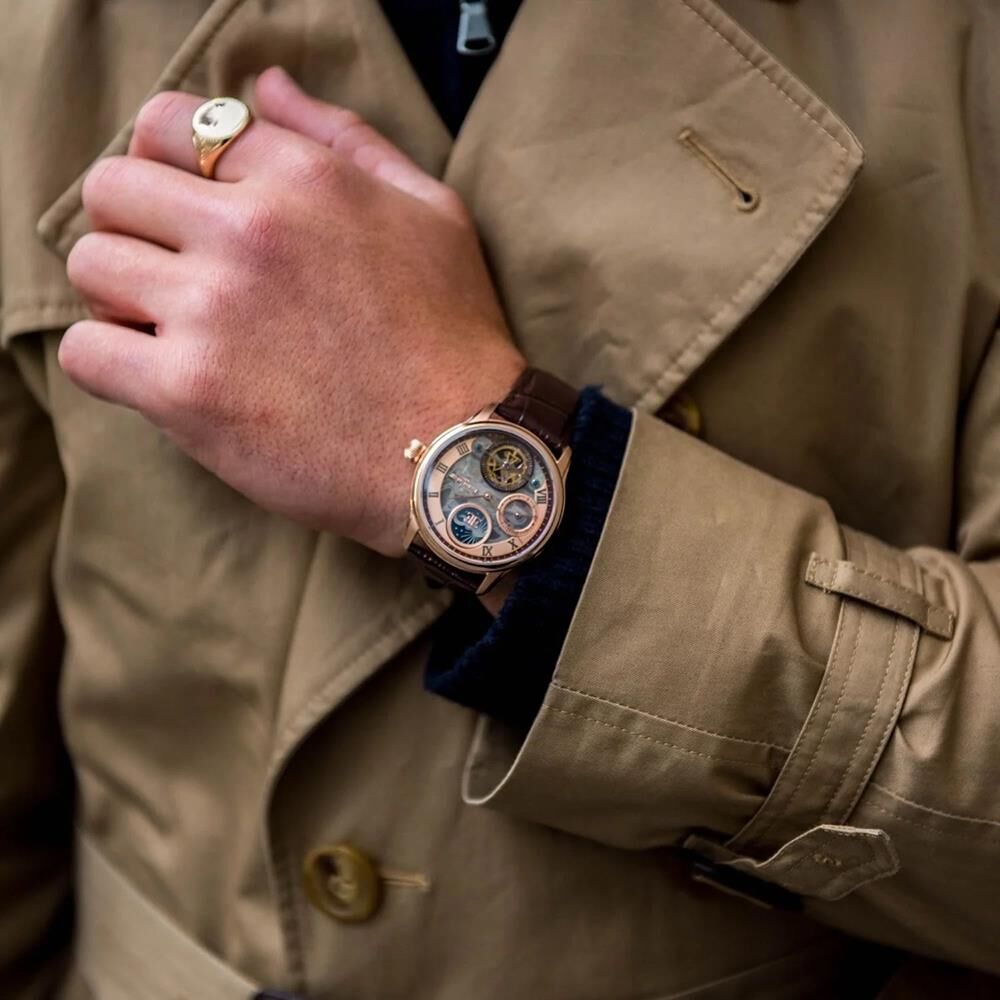 LONGITUDE SHADOW AUTOMATIC ES-8063-02 Erkek Kol Saati