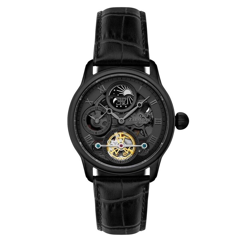 EARNSHAW - LONGITUDE SHADOW AUTOMATIC ES-8063-03 Erkek Kol Saati