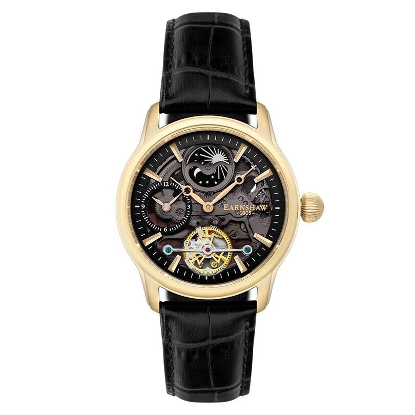 EARNSHAW - LONGITUDE SHADOW AUTOMATIC ES-8063-05 Erkek Kol Saati