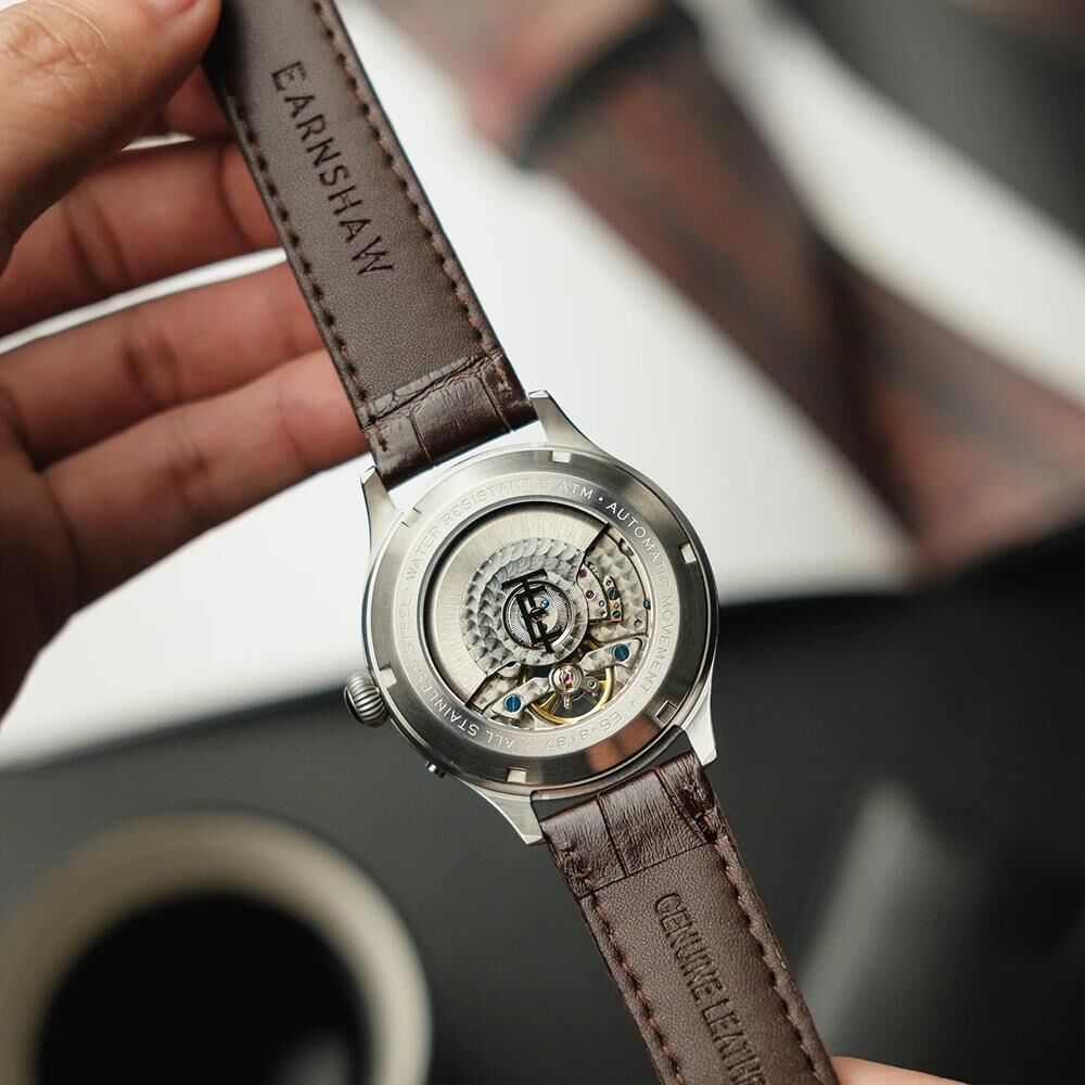 BARON GRAND DATE CALENDAR OPEN HEART AUTOMATIC ES-8187-02 Erkek Kol Saati