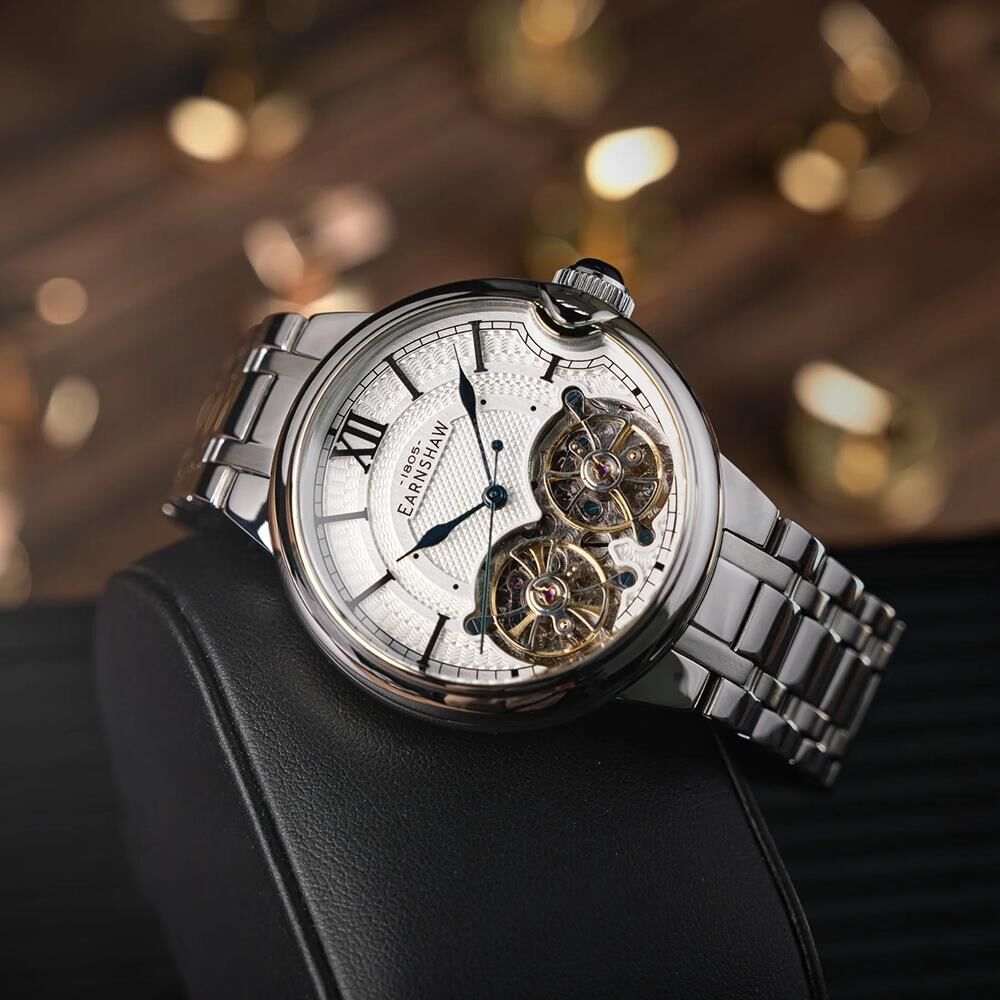 BARALLIER DUAL OPEN HEART AUTOMATIC ES-8266-11 Erkek Kol Saati