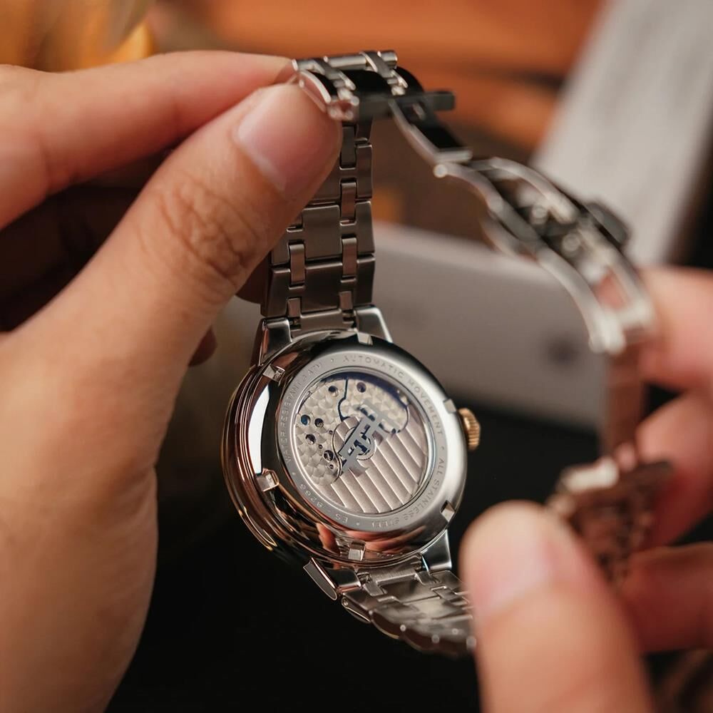 BARALLIER DUAL OPEN HEART AUTOMATIC ES-8266-33 Erkek Kol Saati