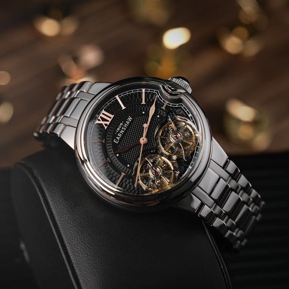 BARALLIER DUAL OPEN HEART AUTOMATIC ES-8266-33 Erkek Kol Saati