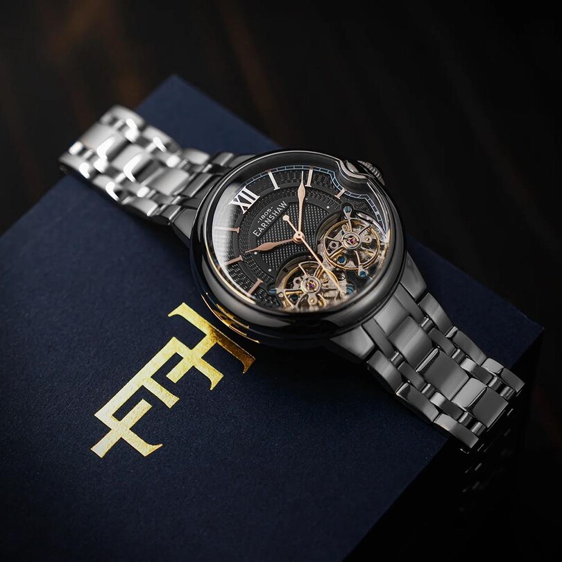 BARALLIER DUAL OPEN HEART AUTOMATIC ES-8266-33 Erkek Kol Saati - Thumbnail