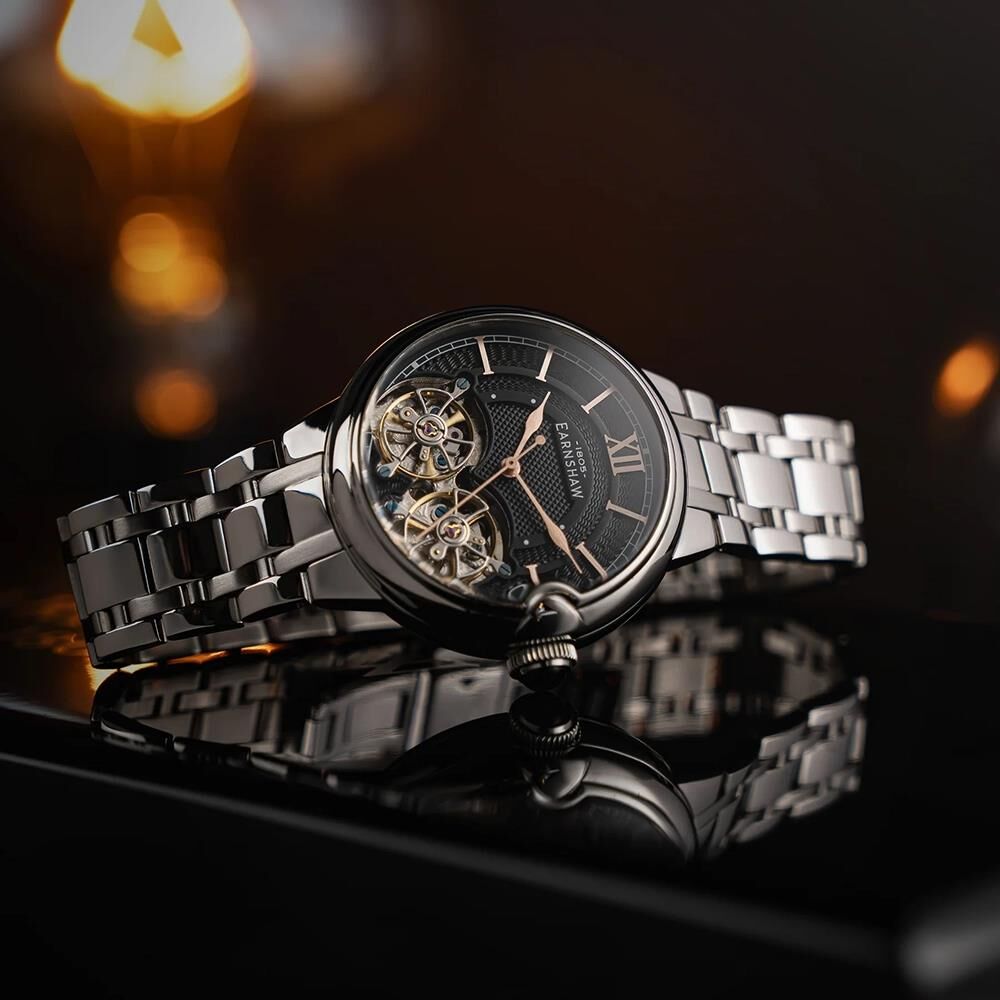 BARALLIER DUAL OPEN HEART AUTOMATIC ES-8266-33 Erkek Kol Saati