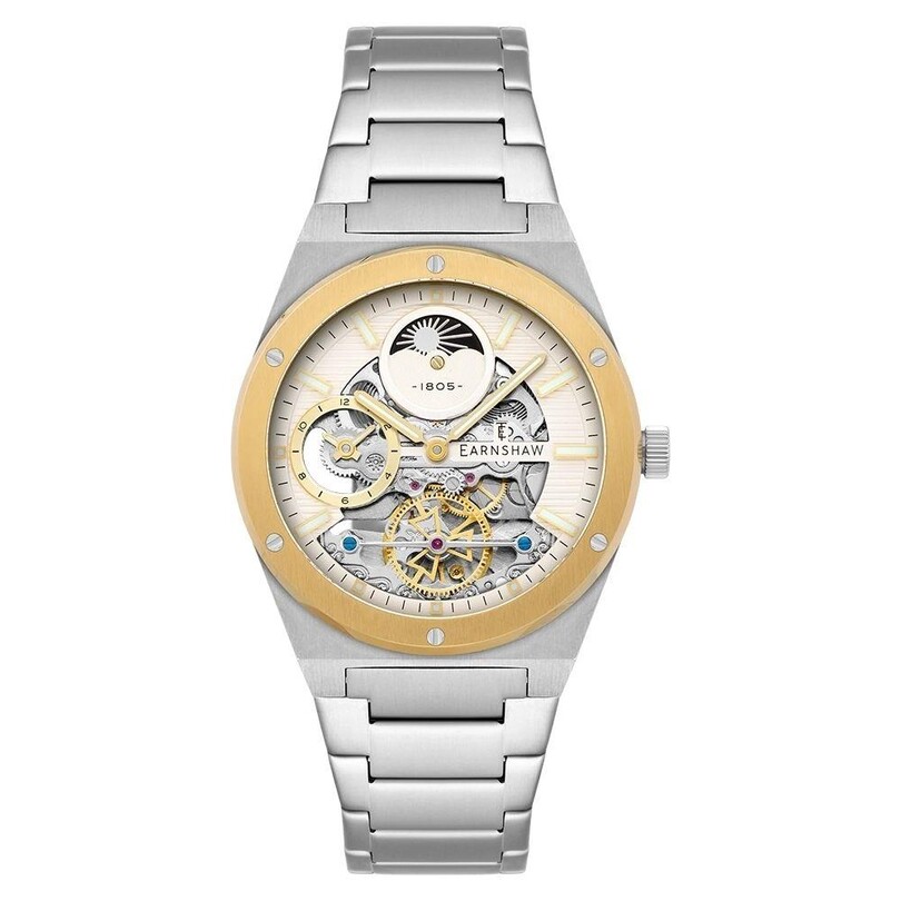 EARNSHAW - DRAKE DUAL TIME AUTOMATIC ES-8291-33 Erkek Kol Saati