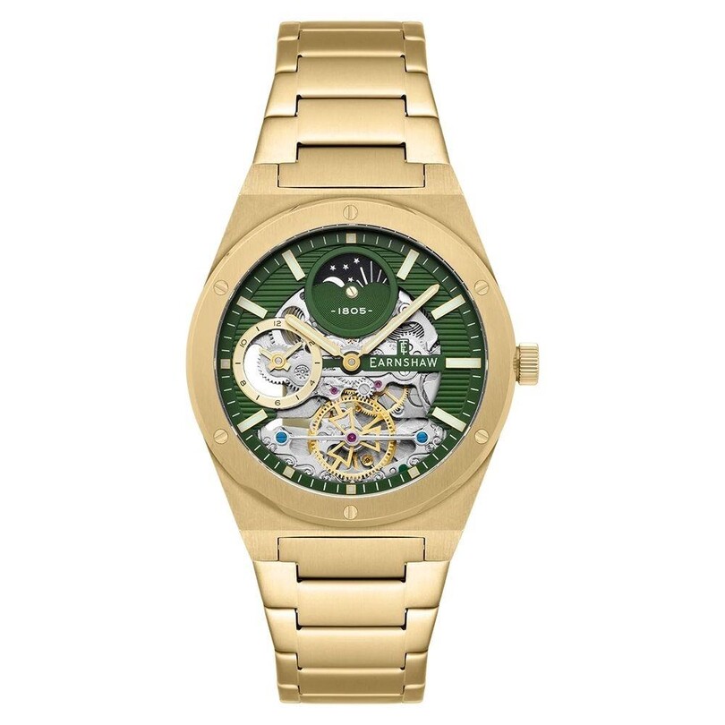 EARNSHAW - DRAKE DUAL TIME AUTOMATIC ES-8291-66 Erkek Kol Saati
