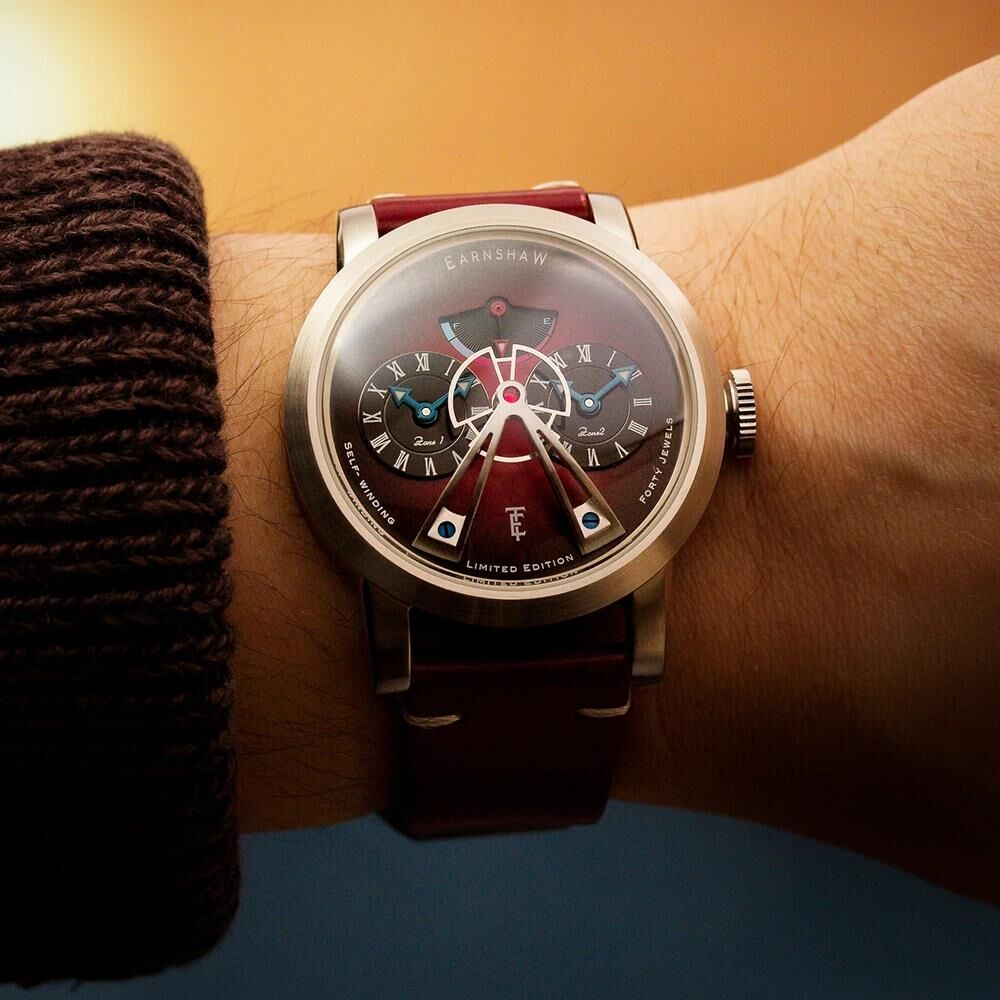 HERITAGE BEAUFORT POWER RESERVE DUAL TIME AUTOMATIC LIMITED EDITION ES-8306-02 Erkek Kol Saati