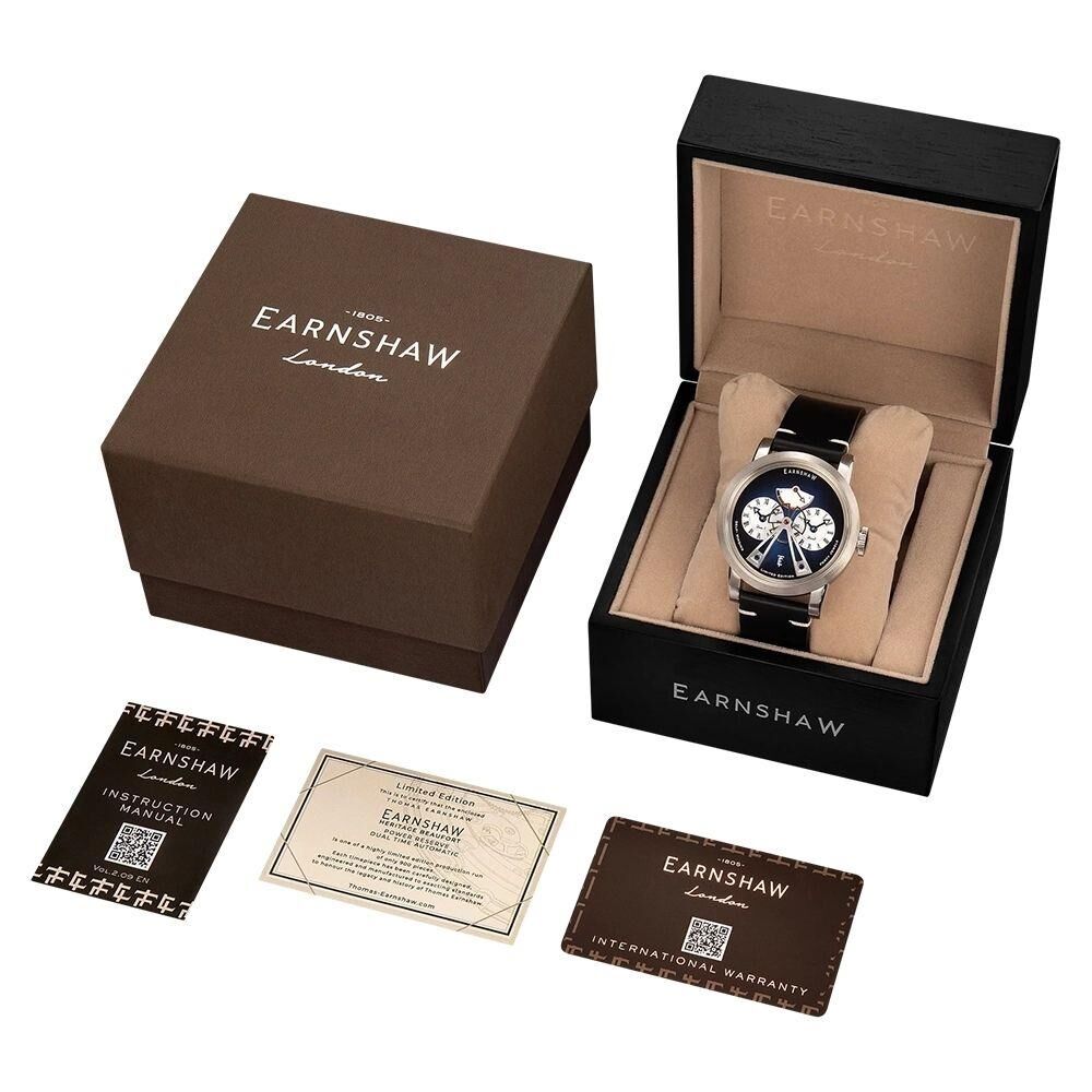 HERITAGE BEAUFORT POWER RESERVE DUAL TIME AUTOMATIC LIMITED EDITION ES-8306-02 Erkek Kol Saati