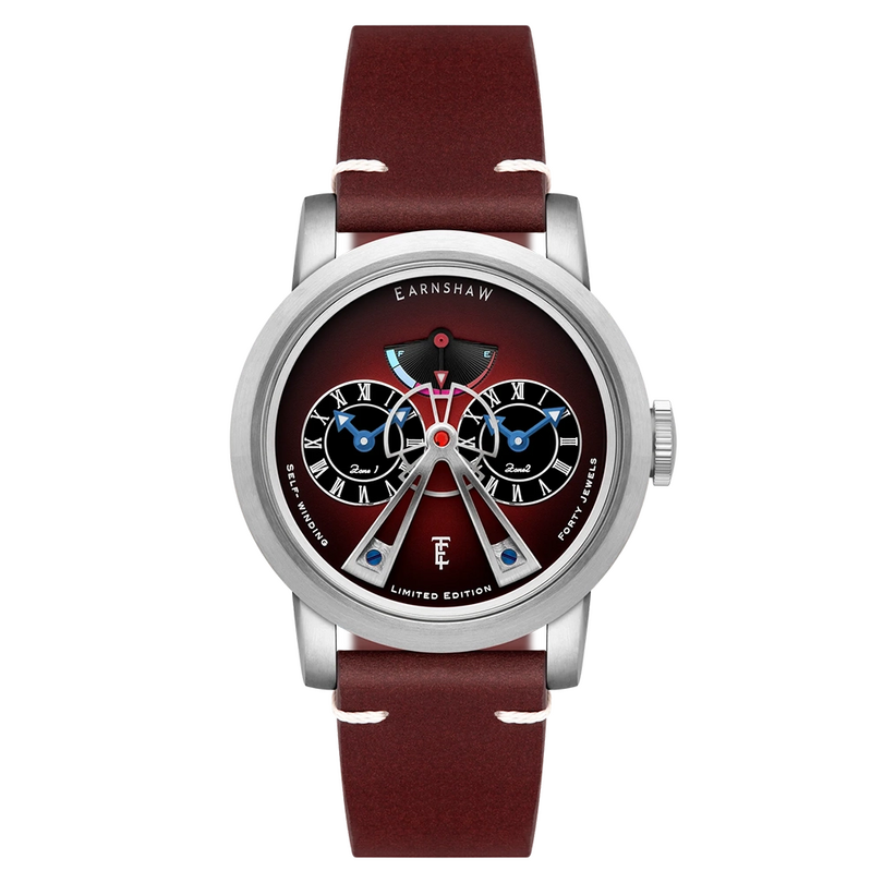 EARNSHAW - HERITAGE BEAUFORT POWER RESERVE DUAL TIME AUTOMATIC LIMITED EDITION ES-8306-02 Erkek Kol Saati