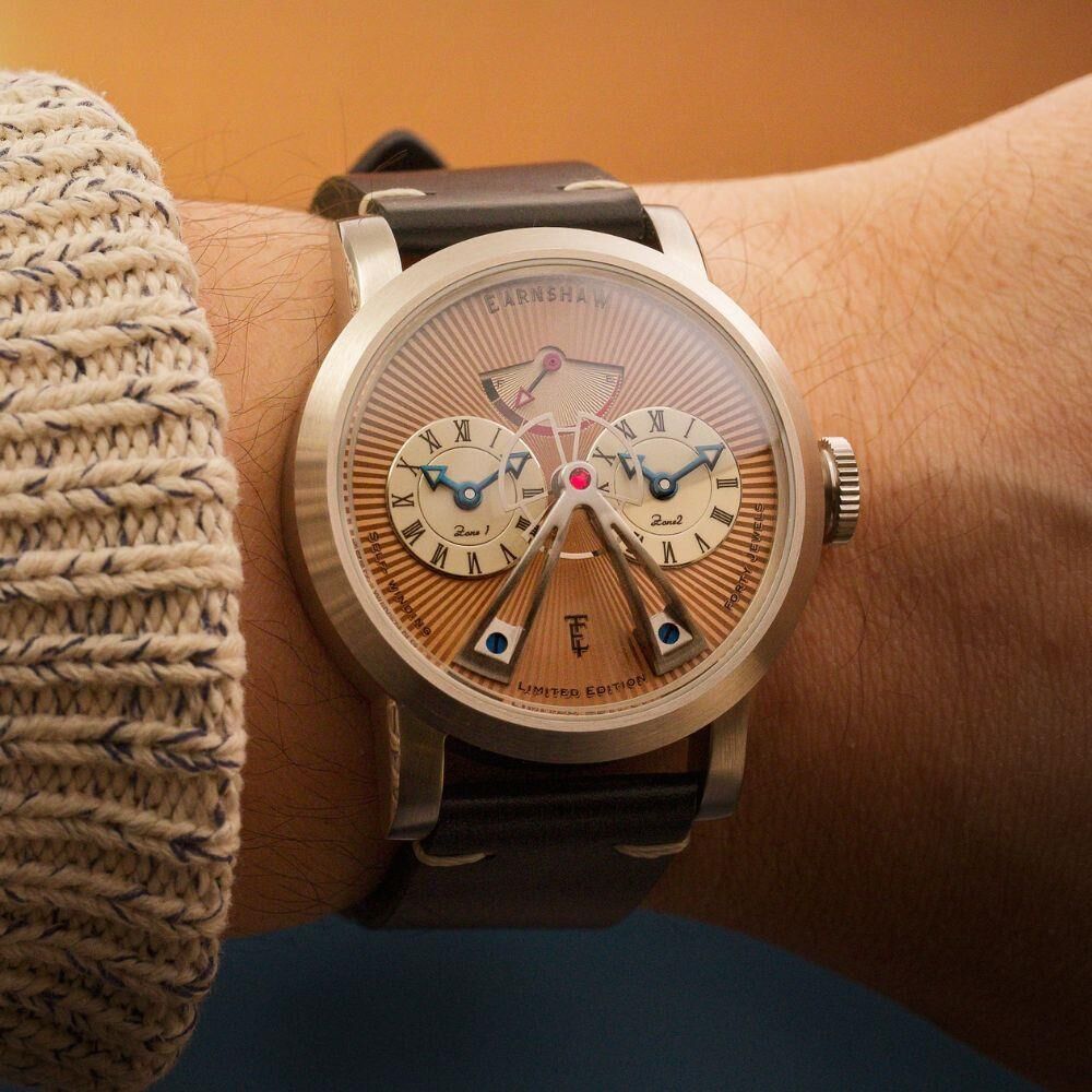 HERITAGE BEAUFORT POWER RESERVE DUAL TIME AUTOMATIC LIMITED EDITION ES-8306-05 Erkek Kol Saati