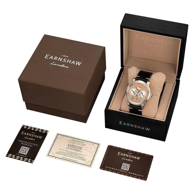HERITAGE BEAUFORT POWER RESERVE DUAL TIME AUTOMATIC LIMITED EDITION ES-8306-05 Erkek Kol Saati - Thumbnail