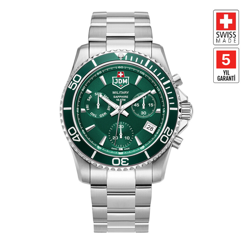 JDM MILITARY SAPPHIRE - SIERRA CHRONO JDM-WG019-04 Erkek Kol Saati JDM MILITARY SAPPHIRE - SIERRA CHRONO JDM-WG019-04 Erkek Kol Saati