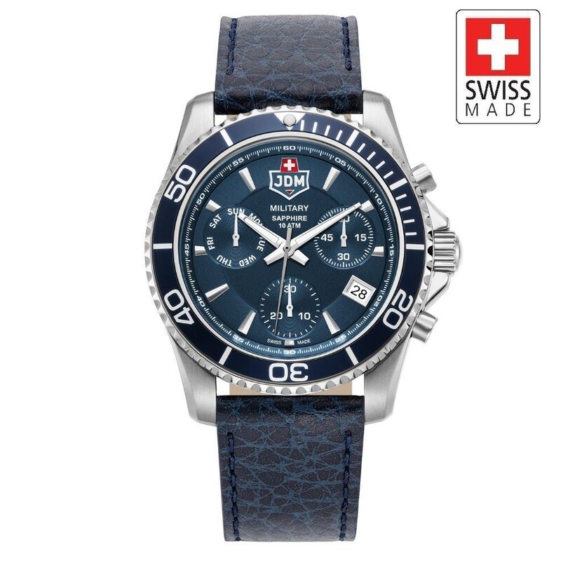 JDM MILITARY SAPPHIRE - SIERRE CHRONO JDM-WG019-06 Erkek Kol Saati