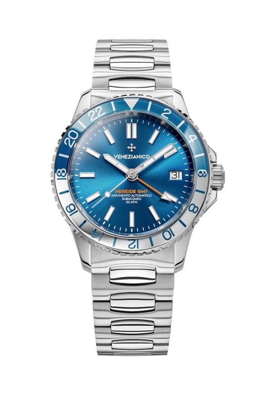 VENEZIANICO - Kurmalı Otomatik Erkek Kol Saati - 3521502C Nereide GMT