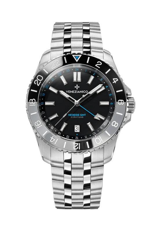 Kurmalı Otomatik Erkek Kol Saati - 4521500S-NEREIDE GMT CERATUNG - Thumbnail