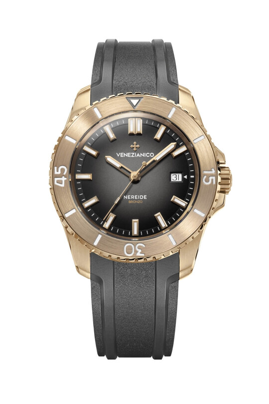 VENEZIANICO - Kurmalı Otomatik Erkek Kol Saati - 4521555-NEREIDE BRONZO