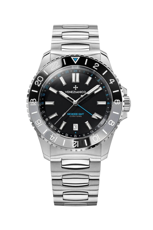 Kurmalı Otomatik Erkek Kol Saati - 4821501C-NEREIDE GMT CERATUNG