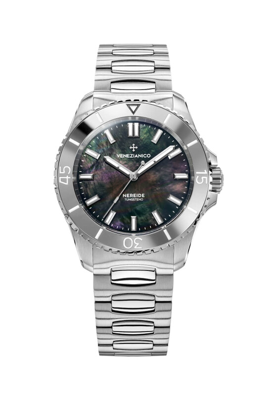 Kurmalı Otomatik Kol Saati - 3121540C-NEREIDE TUNGSTENO 39 - Thumbnail
