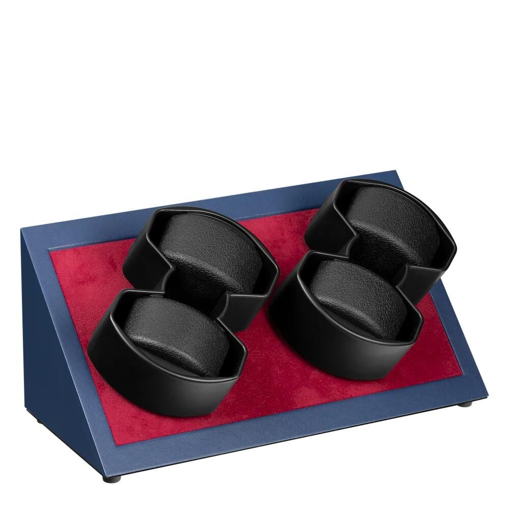 Navy Blue MS-WIN-AUG4-01 Otomatik Saat Kurma Kutusu