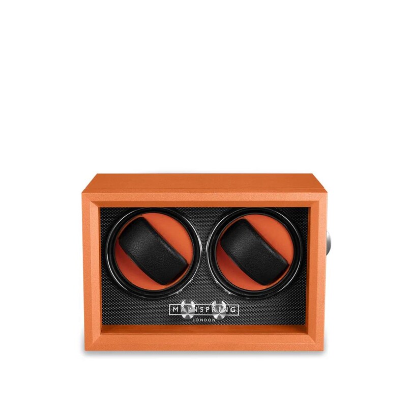 MAINSPRING LONDON - Retro Orange MS-WIN-GUA2-03 Otomatik Saat Kurma Kutusu
