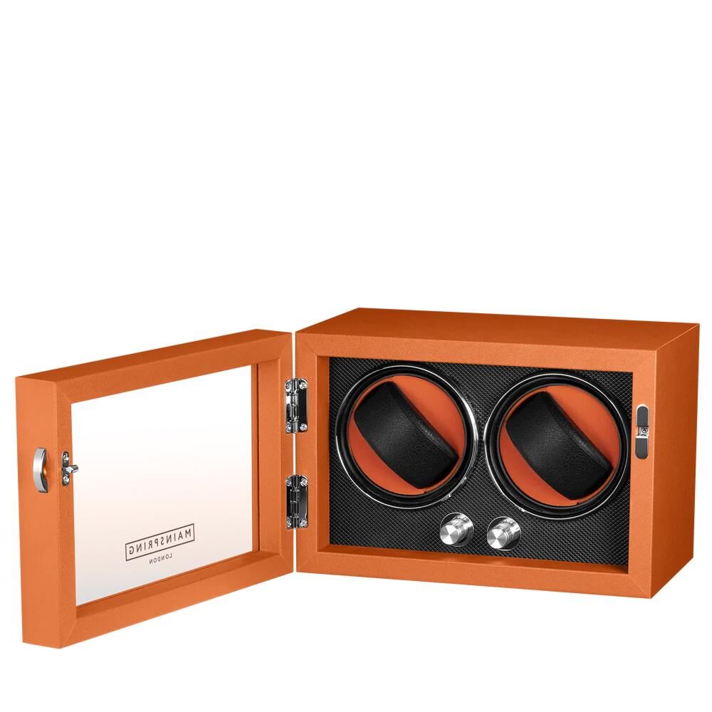 Retro Orange MS-WIN-GUA2-03 Otomatik Saat Kurma Kutusu