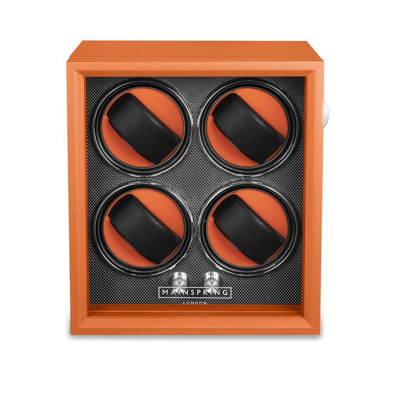 MAINSPRING LONDON - Retro Orange MS-WIN-GUA4-03 Otomatik Saat Kurma Kutusu