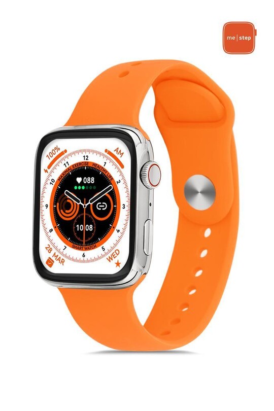 ME STEP Watch 8 Plus Orange Smart Watch - Thumbnail