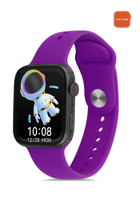 ME STEP Watch 8 Plus Purple Smart Watch - Thumbnail