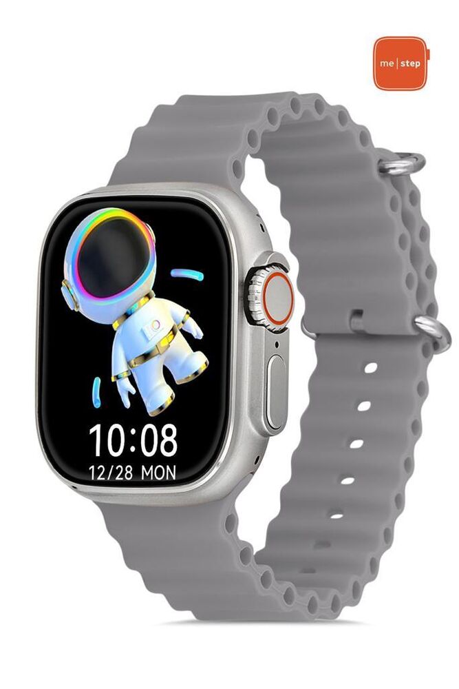 ME STEP Watch 8 Ultra Gray Smart Watch 49 Mm