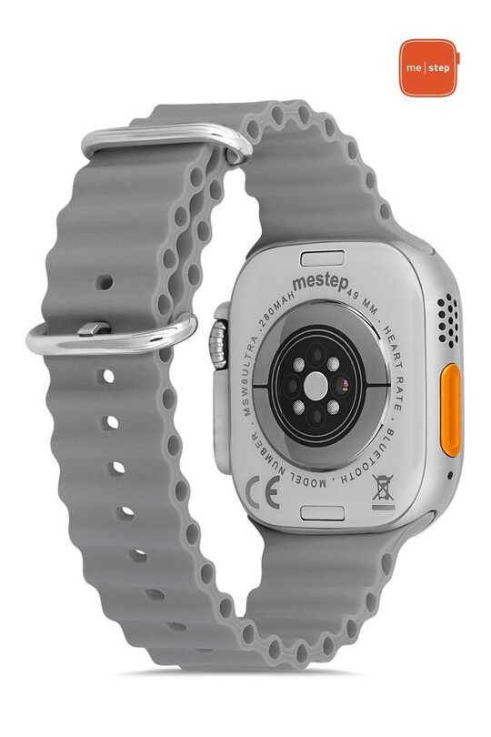ME STEP Watch 8 Ultra Gray Smart Watch 49 Mm - Thumbnail