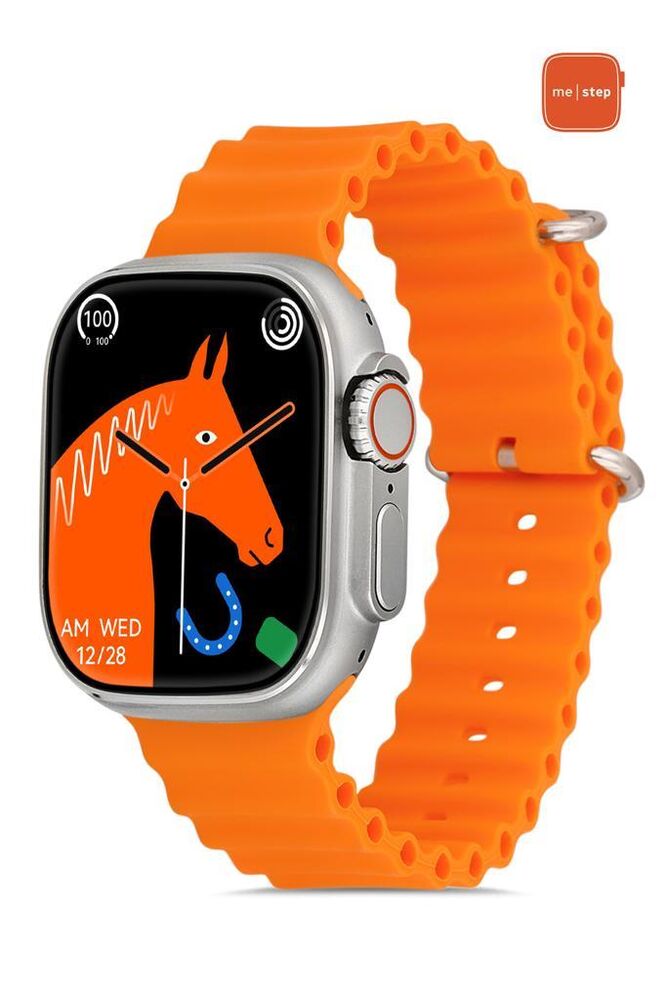 ME STEP Watch 8 Ultra Orange Smart Watch 49 Mm