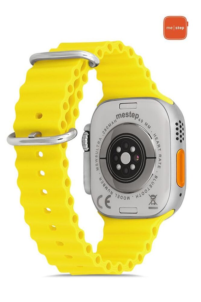 ME STEP Watch 8 Ultra Yellow Smart Watch 49 Mm