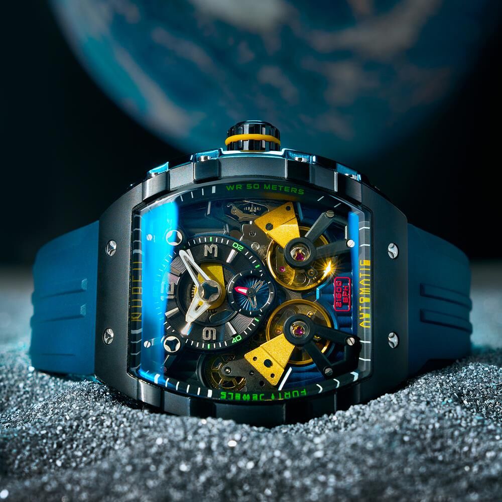  MAGELLAN DOUBLE BARREL AUTOMATIC NB-6100-01 Erkek Kol Saati
