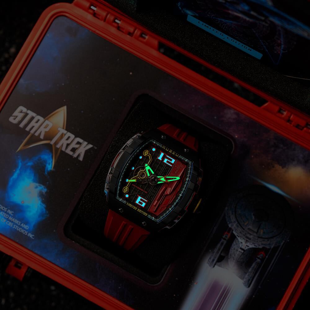  MAGELLAN AUTOMATIC STAR TREK WARP SPEED LIMITED EDITION NB-6106-01 Erkek Kol Saati