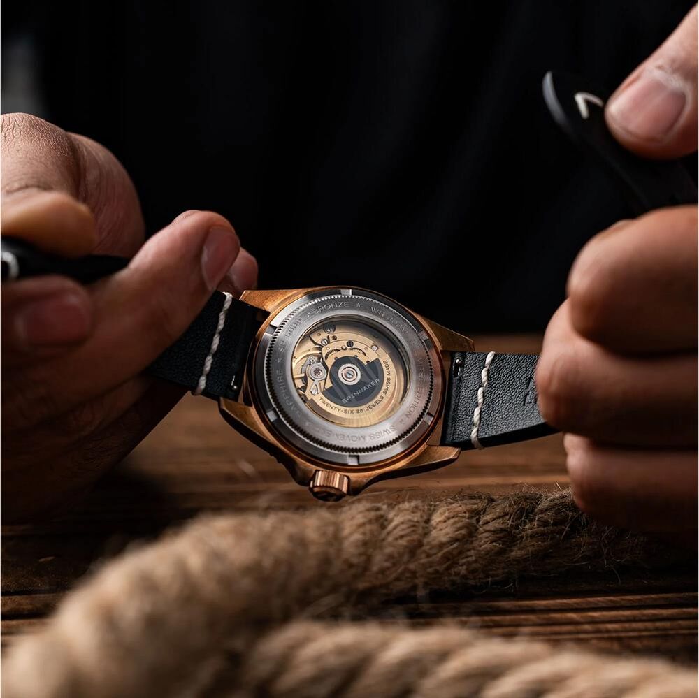 TESEI BRONZE SWISS SP-5060-0A Otomatik (Sellita SW200 Mekanizmalı) Erkek Kol Saati