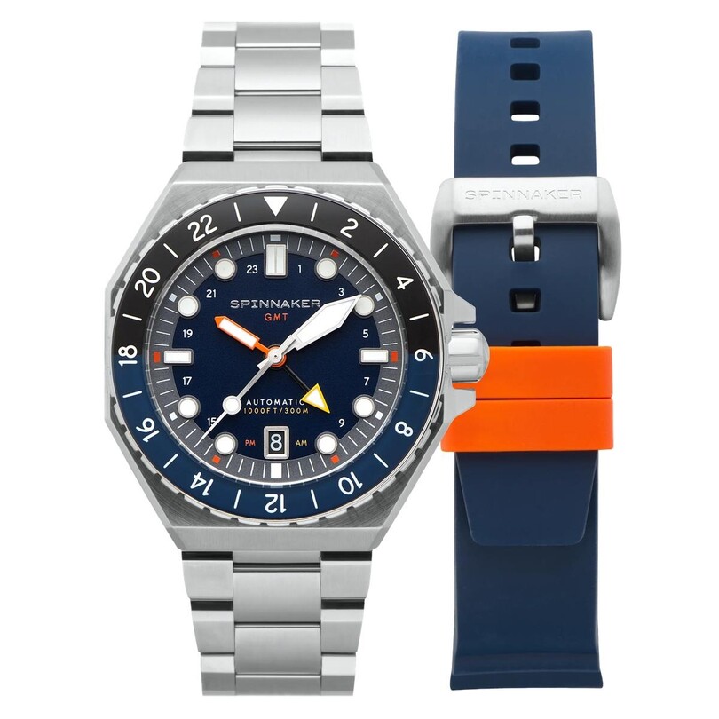 SPINNAKER - DUMAS GMT SP-5119-22 Otomatik (Seiko NH34 Mekanizmalı) Erkek Kol Saati