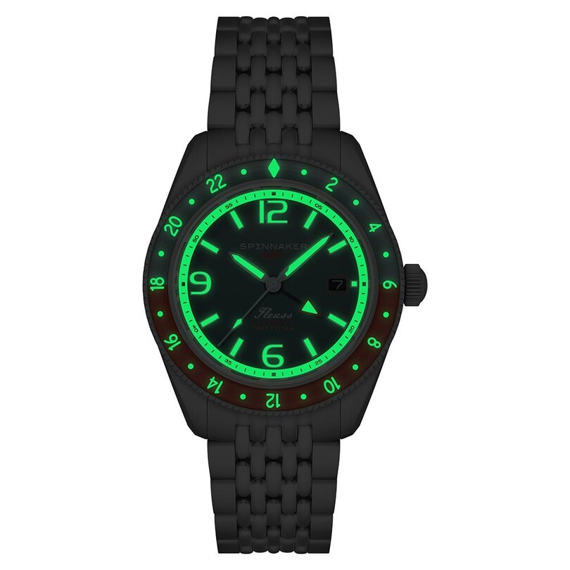 FLEUSS GMT SP-5120-33 Otomatik (Seiko NH34 Mekanizmalı) Erkek Kol Saati - Thumbnail