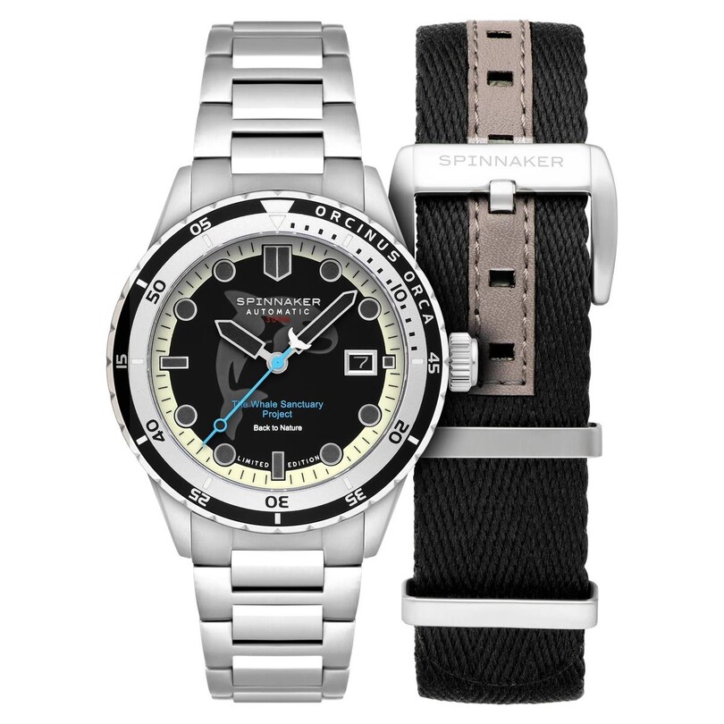 SPINNAKER - HASS WHALE SANCTUARY PROJECT LIMITED EDITION SP-5128-22 Seiko NH35 Mekanizmalı Erkek Kol Saati