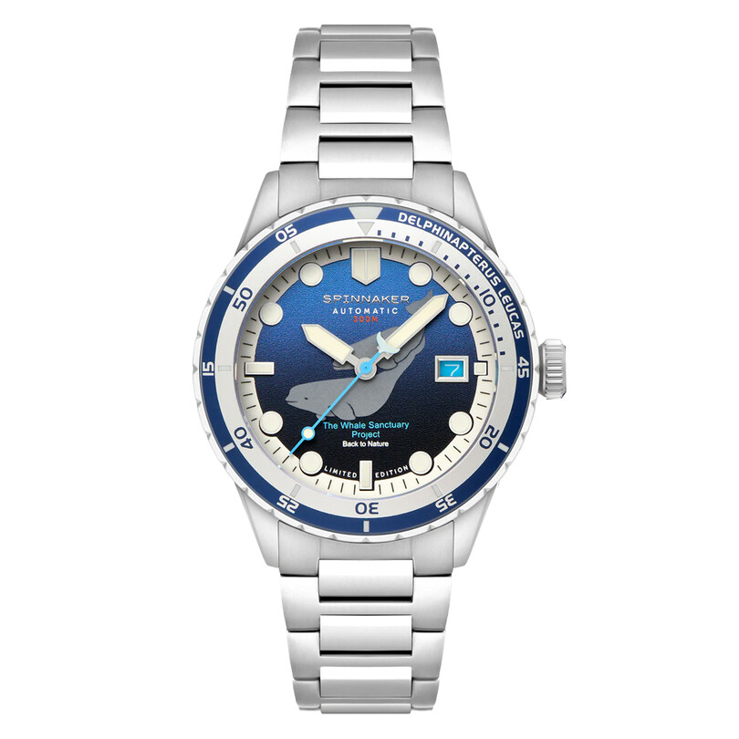 SPINNAKER - HASS WHALE SANCTUARY PROJECT LIMITED EDITION SP-5128-33 Otomatik (Seiko NH35 Mekanizmalı) Erkek Kol Saati