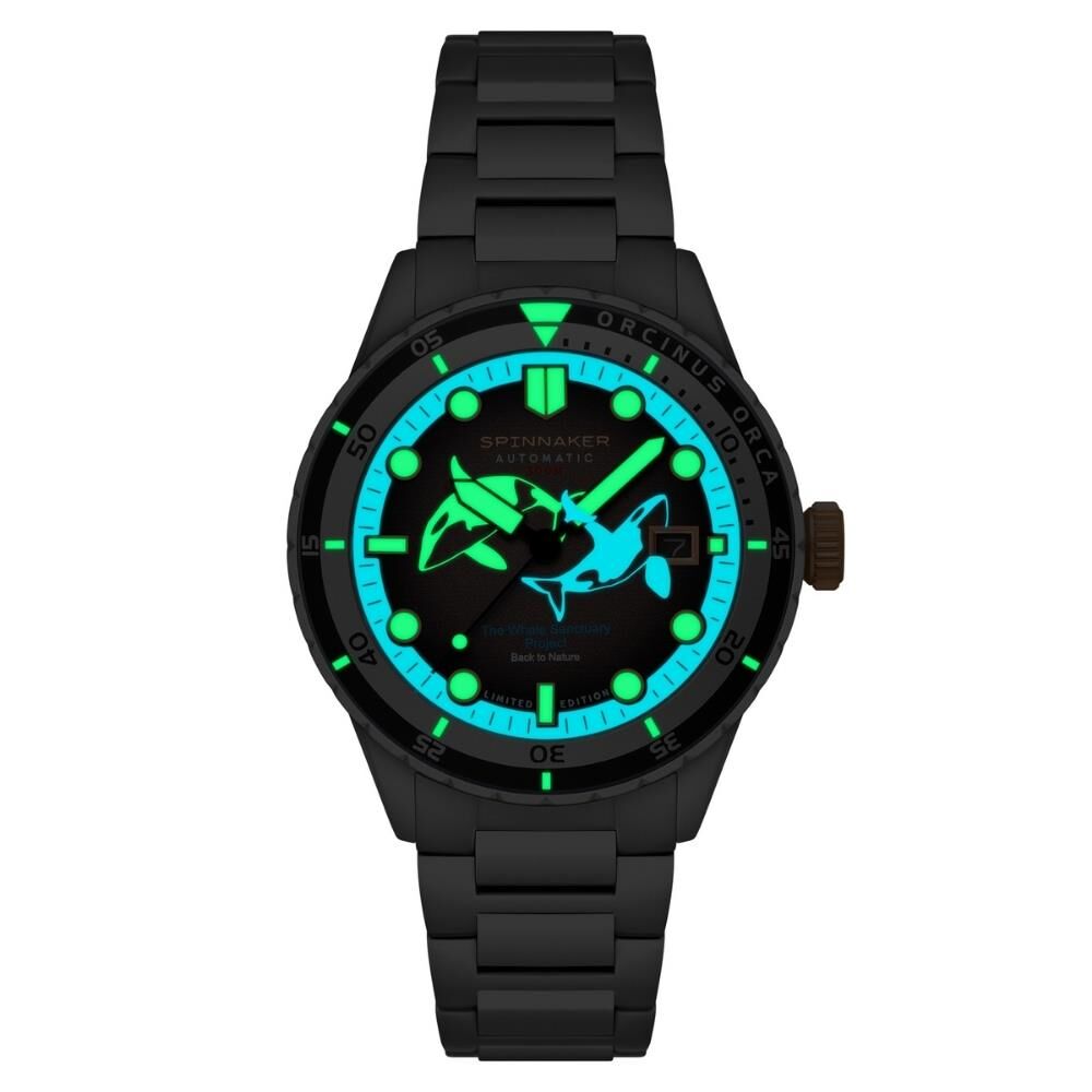 HASS WHALE SANCTUARY PROJECT LIMITED EDITION SP-5128-44 Otomatik (Seiko NH35 Mekanizmalı) Erkek Kol Saati
